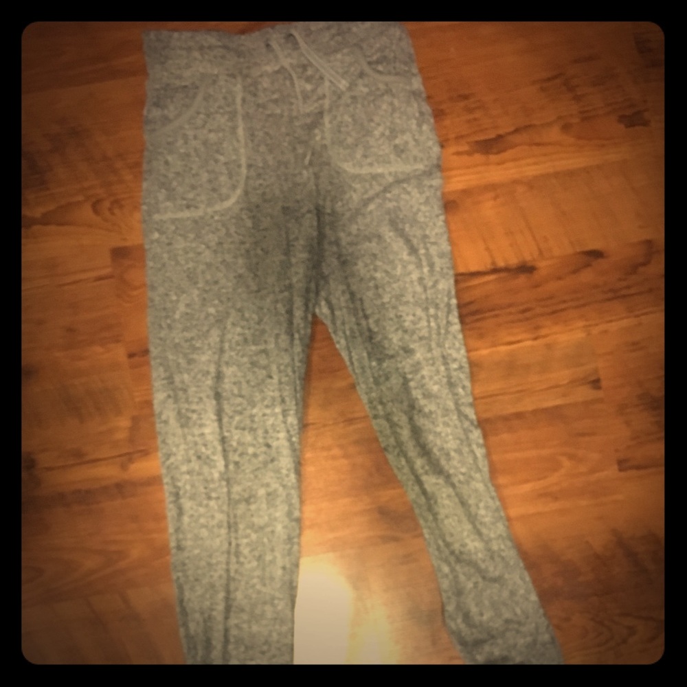 Grey sweatpants